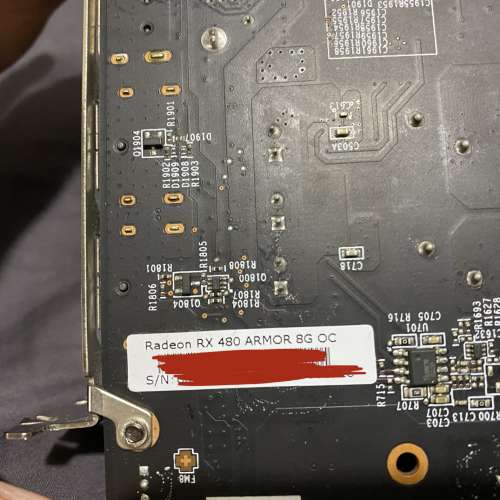 MSI RX480 Armor OC 8G 非礦卡好新淨