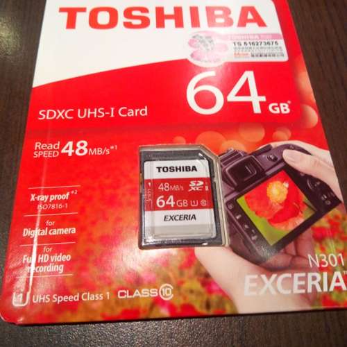 Toshiba 64GB SD card