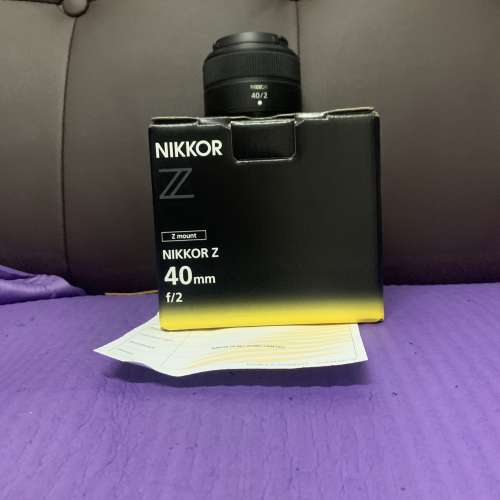 超平 完美無瑕  全套有盒 香港行貨 Nikon Z 40 40mm F2 Z5 Z6 Z7 Use