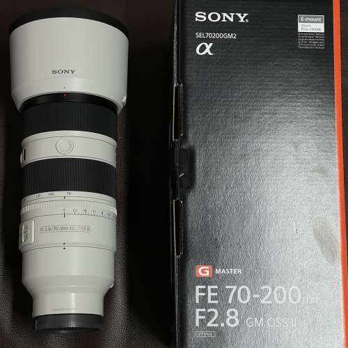 Like New Sony 70-200mm f2.8 GM II SEL70200GMII