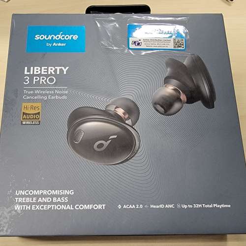 Anker Soundcore Liberty 3 Pro 主動降噪真無線藍牙耳機