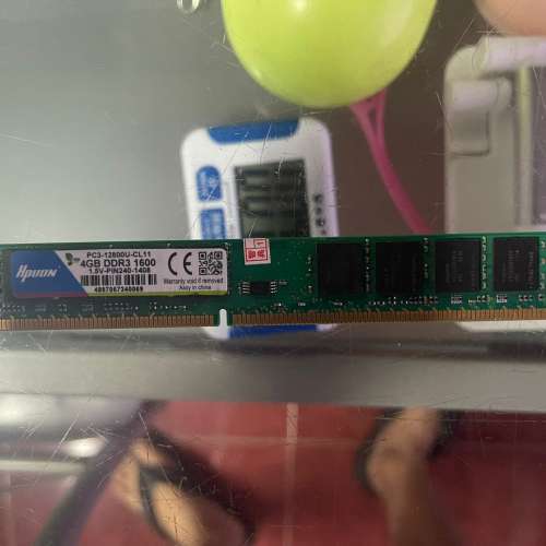 DDR3 1600 4gb ram 兩條 $60