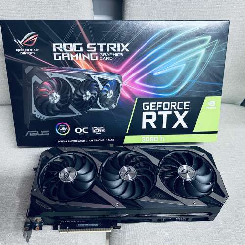 99% new ASUS ROG Strix RTX 3080 Ti O12G Gaming (ROG-STRIX-RTX3080TI-O12G-GAMING)