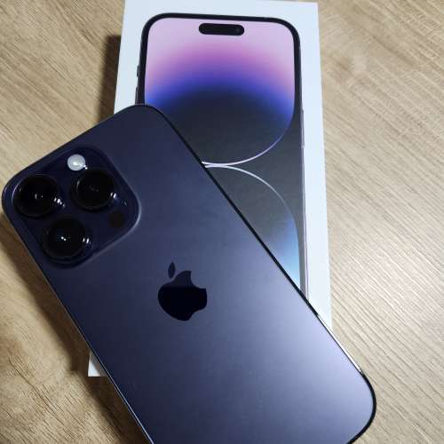 99% new iPhone 14 pro 128gb, 紫色