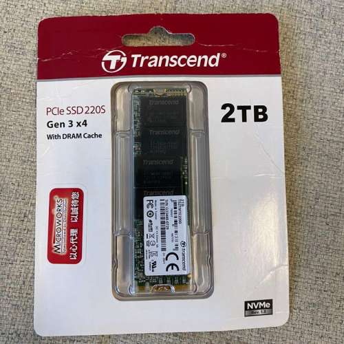 Transcend 2TB NVMe PCIe Gen3 x4 MTE220S M.2 SSD
