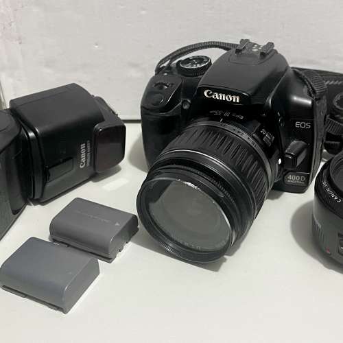 Canon 400D 連 430EXII 閃光燈及 EF 50mm 鏡頭( 全部有問題 )