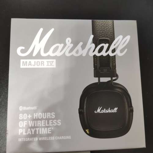 全新未開封 Marshall Major IV Bluetooth On-Ear Headphones 藍芽耳筒