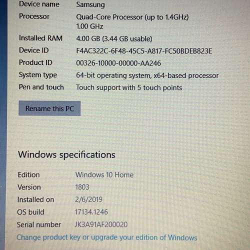 Samsung 三星ATIV Book 9 Lite NP905S3G-K04HK