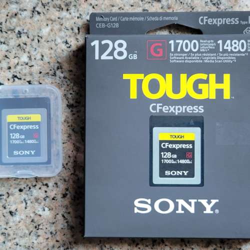 Sony Tough 128GB CFexpress type B card