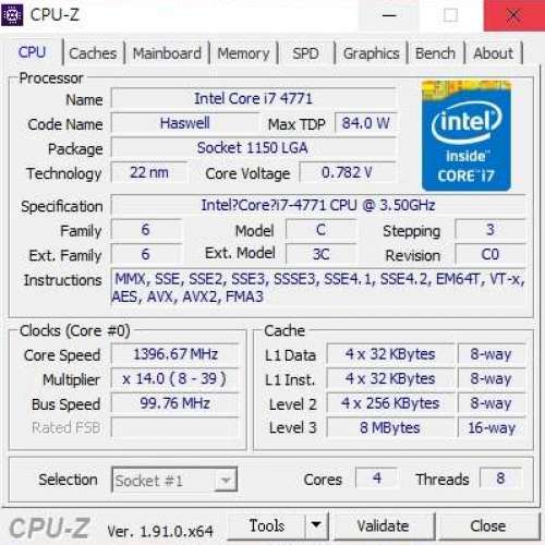 i7-4771, H97, 16GB Ram