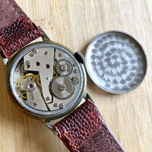 Vintage Chronometer Citizen manual 1940年代星晨天文台two tone 格仔面男裝手上鏈...