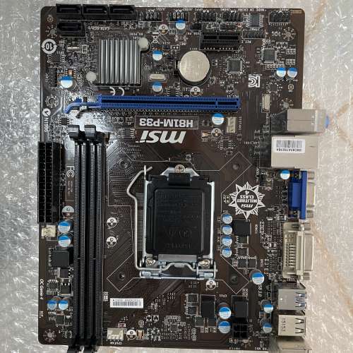 二手 MSI H81M-P33 H81 DDR3 LGA1150 MATX MB