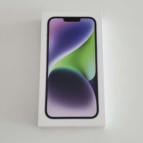 100％ 全新 iphone 14 plus 紫色 128GB （香港行貨）