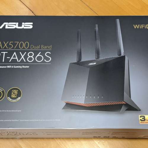 未用過 New Asus AX86S AX5700 Wi-Fi 6 Router