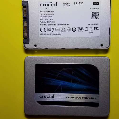 crucial MX300 275GB SSD 6Gb/s 2.5"