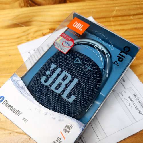 (99%新，只買了2天) JBL Clip 4 無線防水藍牙喇叭 Wireless Bluetooth Portable Wa...