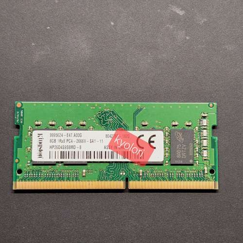 Kingston 8GB DDR4 2666Mhz SO-DIMM