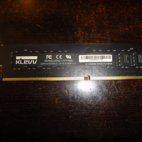 KLEVV DDR4 2133 8GB Desktop Ram