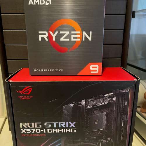 AMD Ryzen 9 5900X Asus ROG Strix X570i