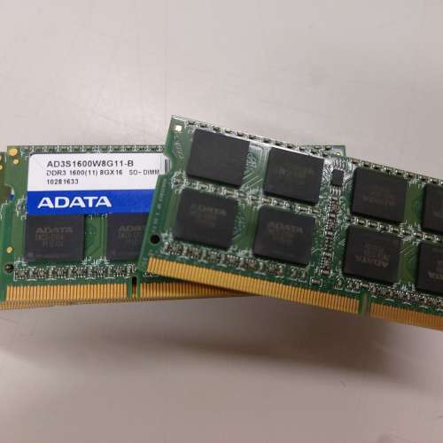 ADATA DDR3 1600 8GB PC-12800 SODIMM notebook RAM