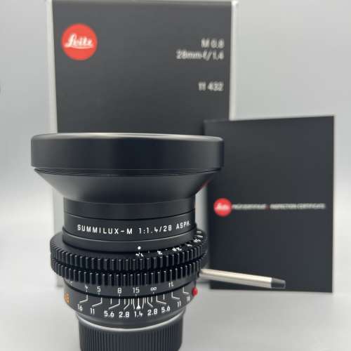 Leica 電影鏡 M0.8 Summilux-M 28mm f/1.4 ASPH Cine Lens