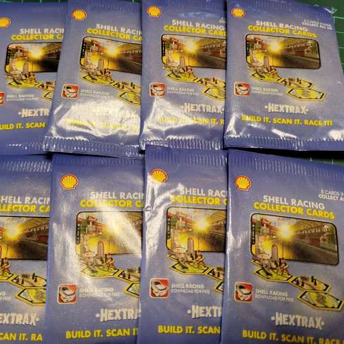 Hextrax 併圖 8包 ( Shell Racing Collector Card ) 包郵費  可以散買