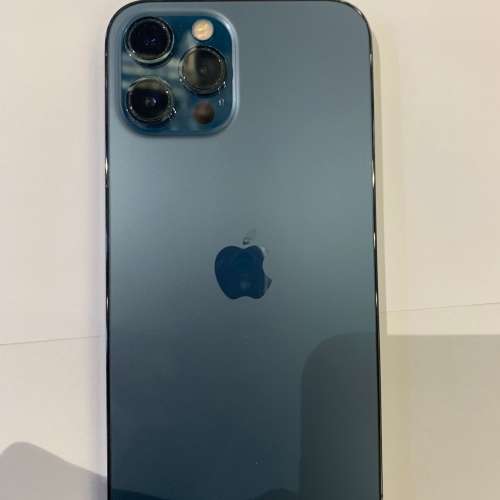 IPHONE 12 PRO MAX 256GB 藍色己換電 100%