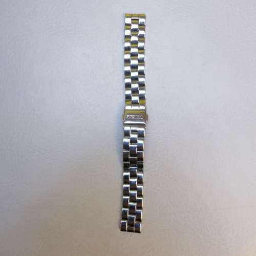 Seiko Lady's 14mm Solid Stainless steel Watch Band with Deployment Buckle