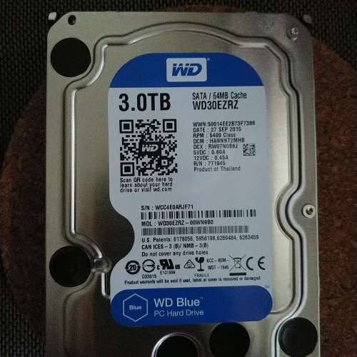 WD WD30EZRZ 3TB HARD DRIVE X 2 PCS