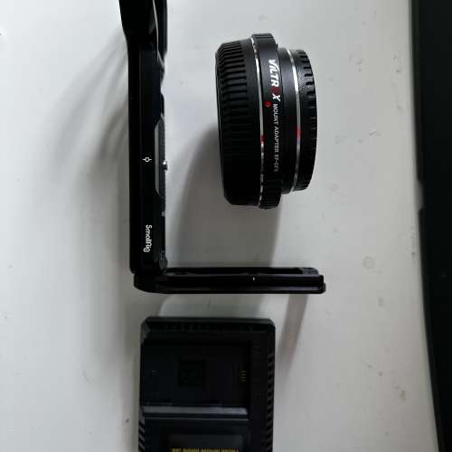 Canon EF 𨍭 Fujifilm GFX 接環,連Smallring L架 (100S)，送义電機