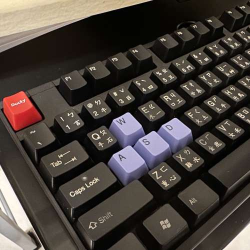 Ducky 機械鍵盤 青軸 Cherry MX Blue Mechanical Keyboard 連額外鍵帽