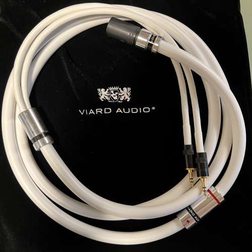Viard Audio Silver HD20耳機線 3.5耳機頭＞4pin xlr