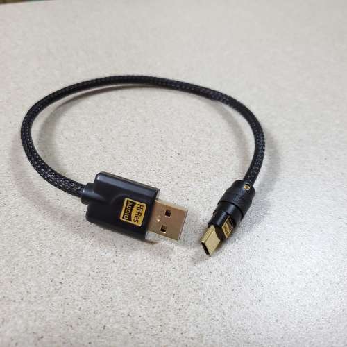 Type C to Usb A 發燒7N冷凍單晶銅線