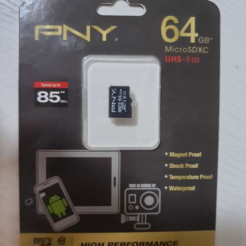 PNY 64gb microsdxc 記憶卡 手機 卡仔