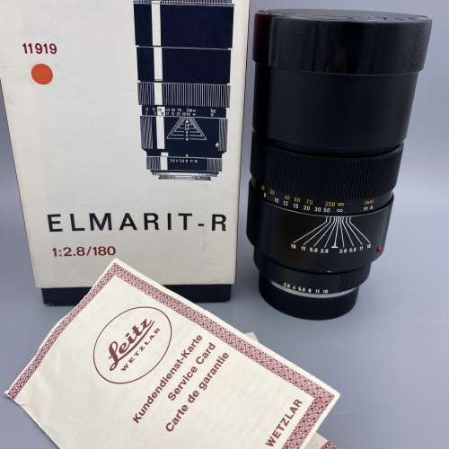 Like NEW Leica Elmarit-R 180mm f/2.8 3-CAM