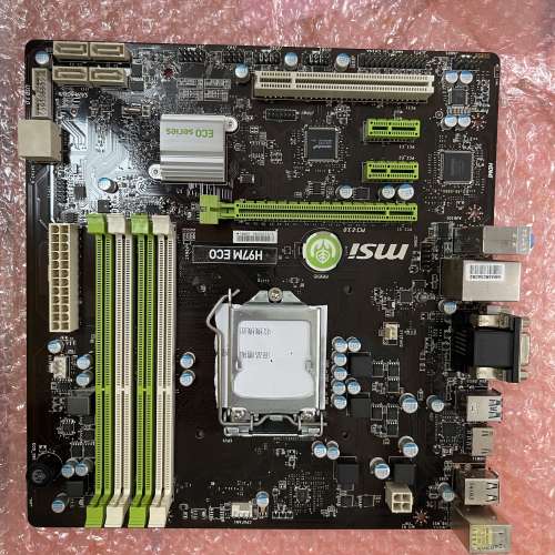 二手 MSI H97M ECO H97 DDR3 LGA1150 MATX MB