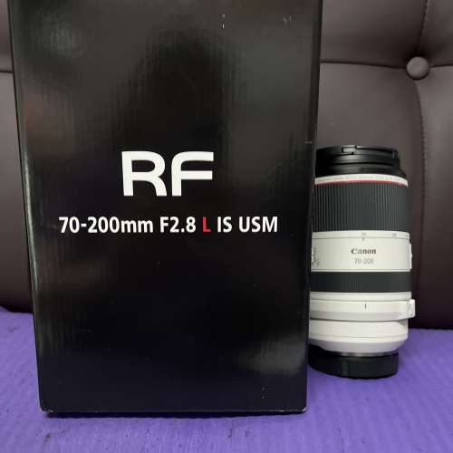 只係試過 全新一樣 全套有盒 Canon RF 70-200 70-200mm F2.8 L EOS R RP R3 R5 R6 ...