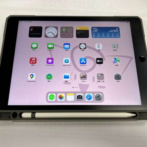 iPad Gen 9th 256gb Wi-Fi 太空灰 連 Apple care 到 2024/2/24