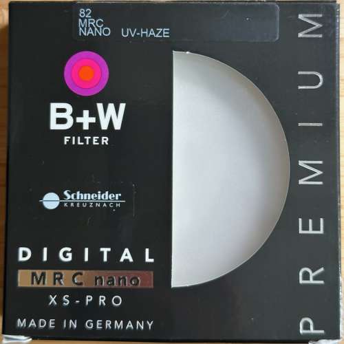 B+W MRC nano UV filter 82mm