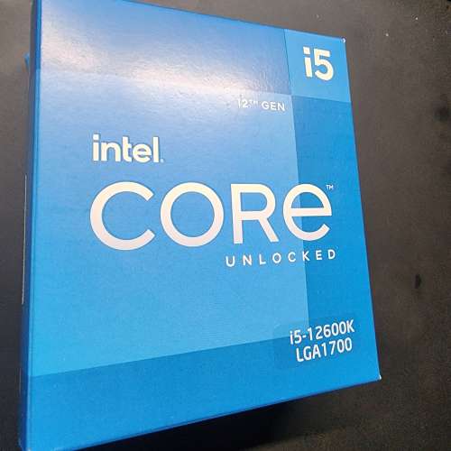 Intel i5 12600K 盒裝行貨