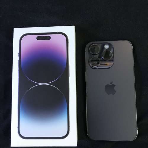 iPhone 14 Pro 256GB 紫色 100%新， 10月15日激活，有盒有單 仲可以買Apple Care+