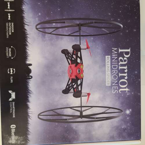 parrot minidrones rolling spider無人機