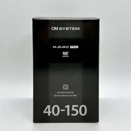 [99%新][行貨] Olympus OM System M.ZUIKO DIGITAL ED 40-150mm F4.0 PRO