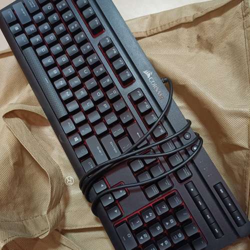 Corsair k68 防水機械鍵盤 led keyboard cheery MX red