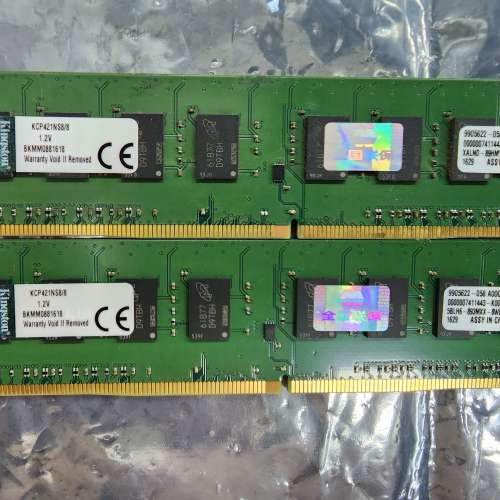 Kingston/Geil DDR4，Kingston/Nanya/Asint DDR3