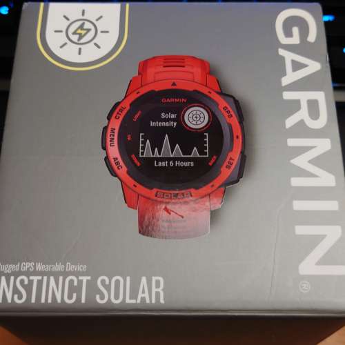 Garmin Instinct Solar 英文版 (用過非全新)橙色 >85% new