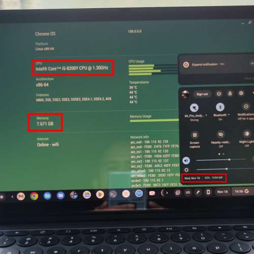 9成新Google Pixel Slate intel i5, 8+128 正式版