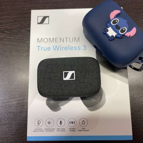 出售Sennheiser Momentum True Wireless 3 黑色 95%新 行貨有單有保