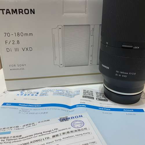 Tamron 70-180 f2.8 for sony