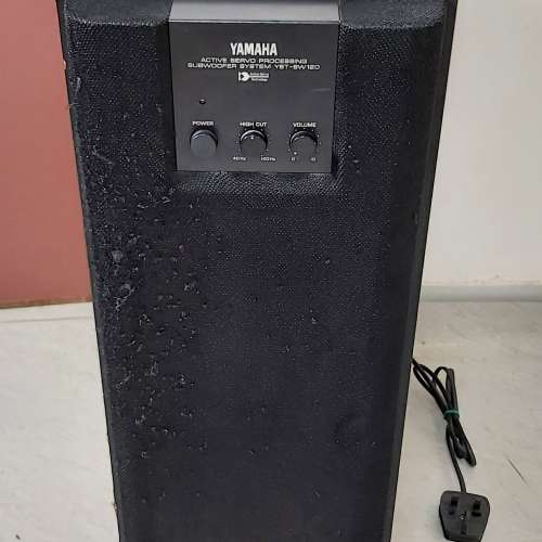 日本製YAMAHA YST-SW120 SUBWOOFER有源式超低音炮喇叭,長衝程, 地震級震撼效果.